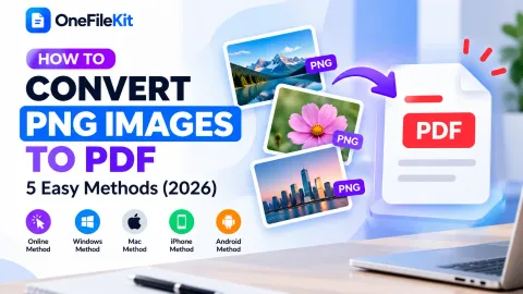How to convert PNG images to PDF: 5 easy methods online, on Windows, Mac, iPhone and Android