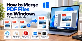 how to merge pdf files on windows
