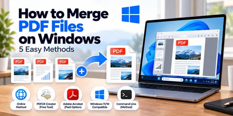 how to merge pdf files on windows