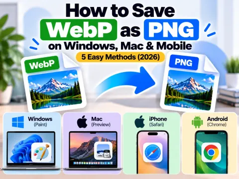 How to save WebP as PNG on Windows, Mac and mobile (2026)