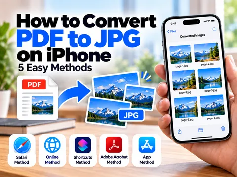 how to convert pdf to jpg on iphone