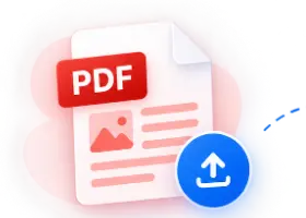 Illustration of uploading a PDF file